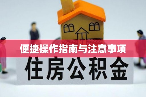 北安便捷操作指南与注意事项